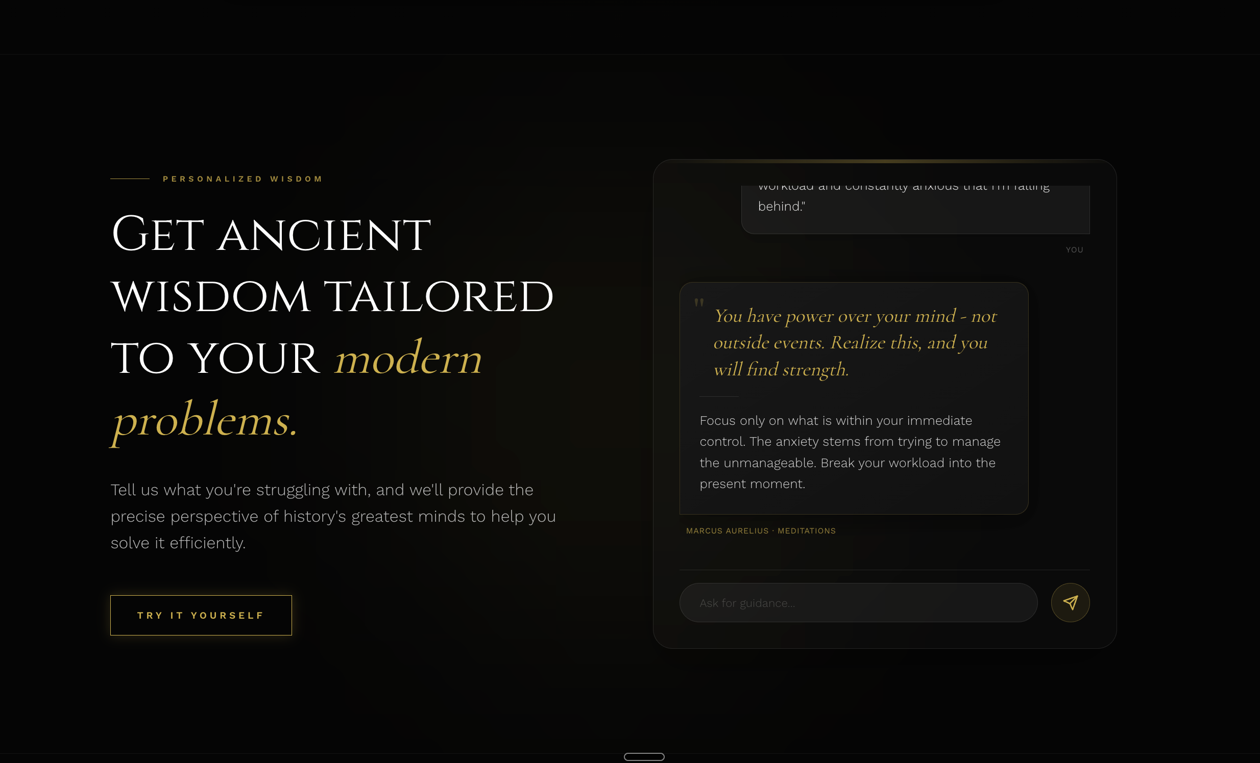 PhiloWhisper  - Chat with Marcus Aurelius