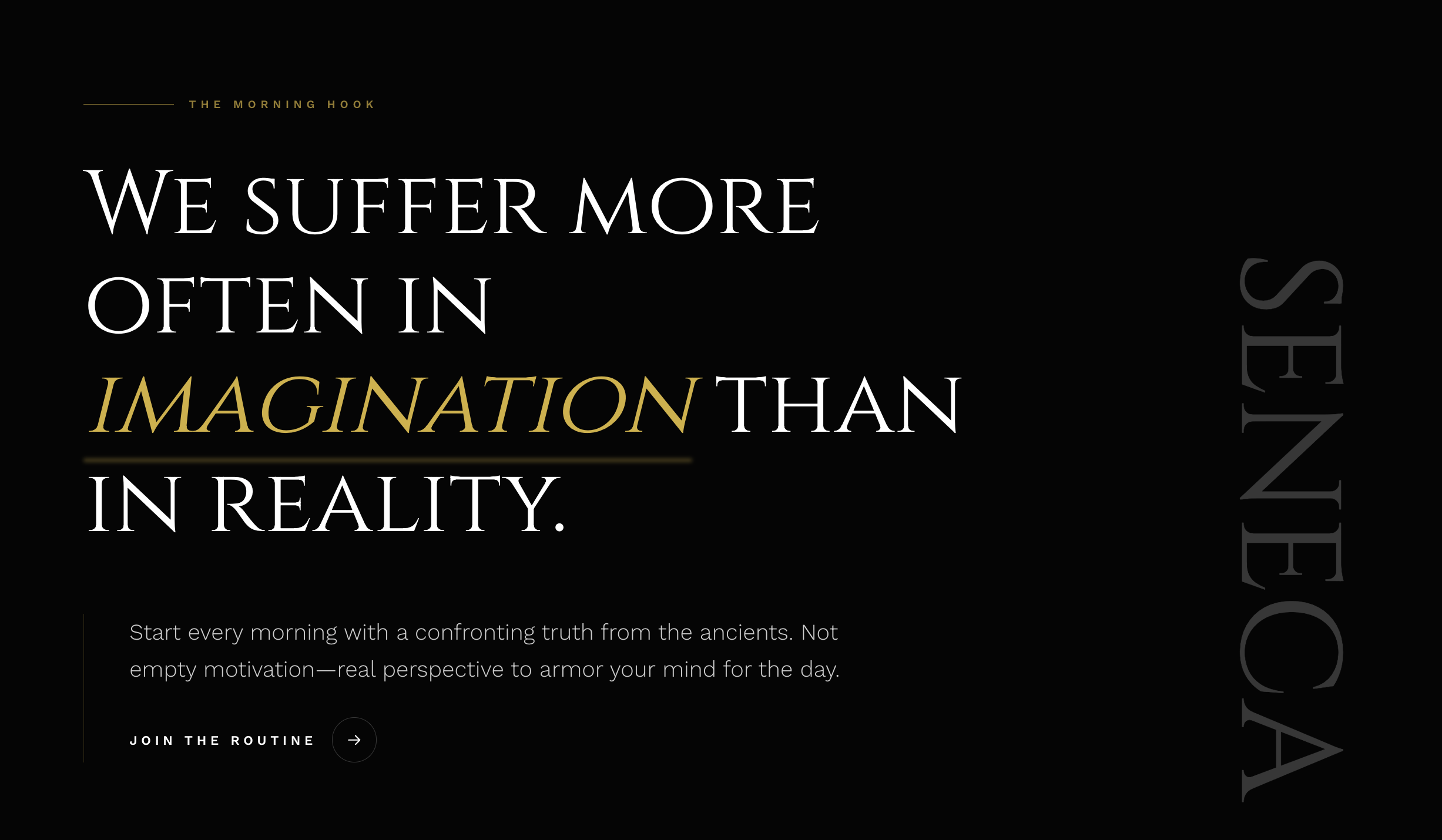 PhiloWhisper  - Seneca Quote Section